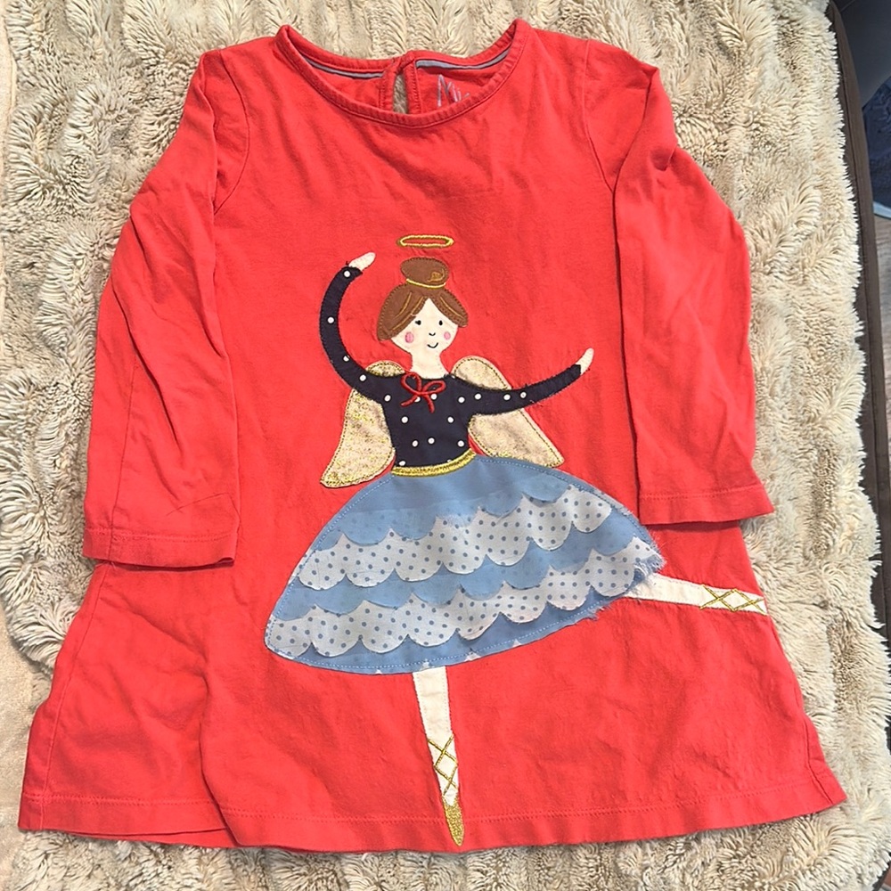 Mini Boden Long Sleeve Dress 3-4T